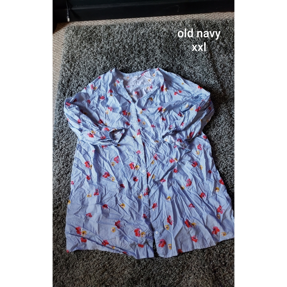 Floral Shirt Dress